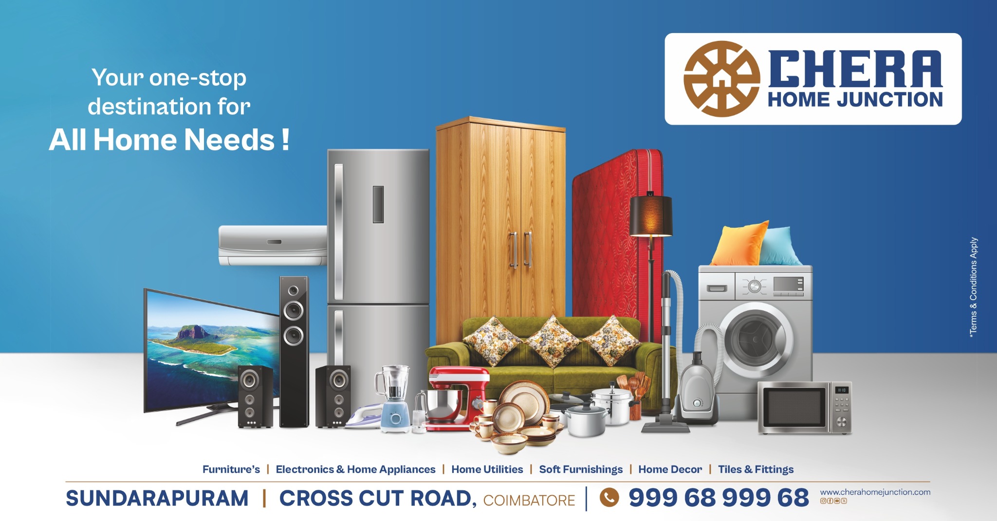 Chera Home Junction Facebook ad from Sep 11, 2025