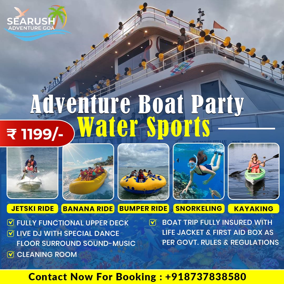 SeaRush Adventures Goa Facebook ad