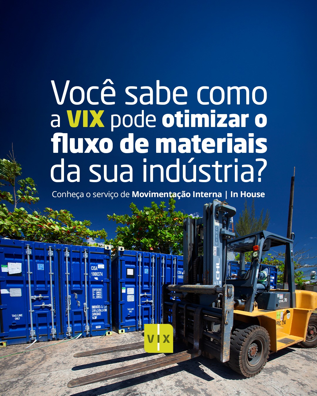 VIX Logística Facebook ad: Movimentação Interna VIX: eficiência e segurança dentro da…
