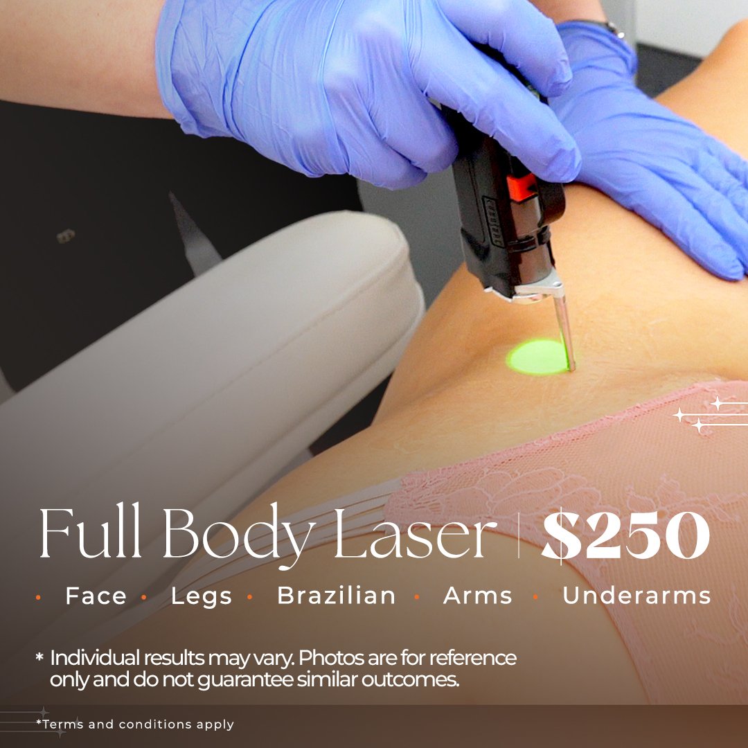 PADRA Derma Facebook ad: Laser Hair Removal Just $250 at Padra Clinic
