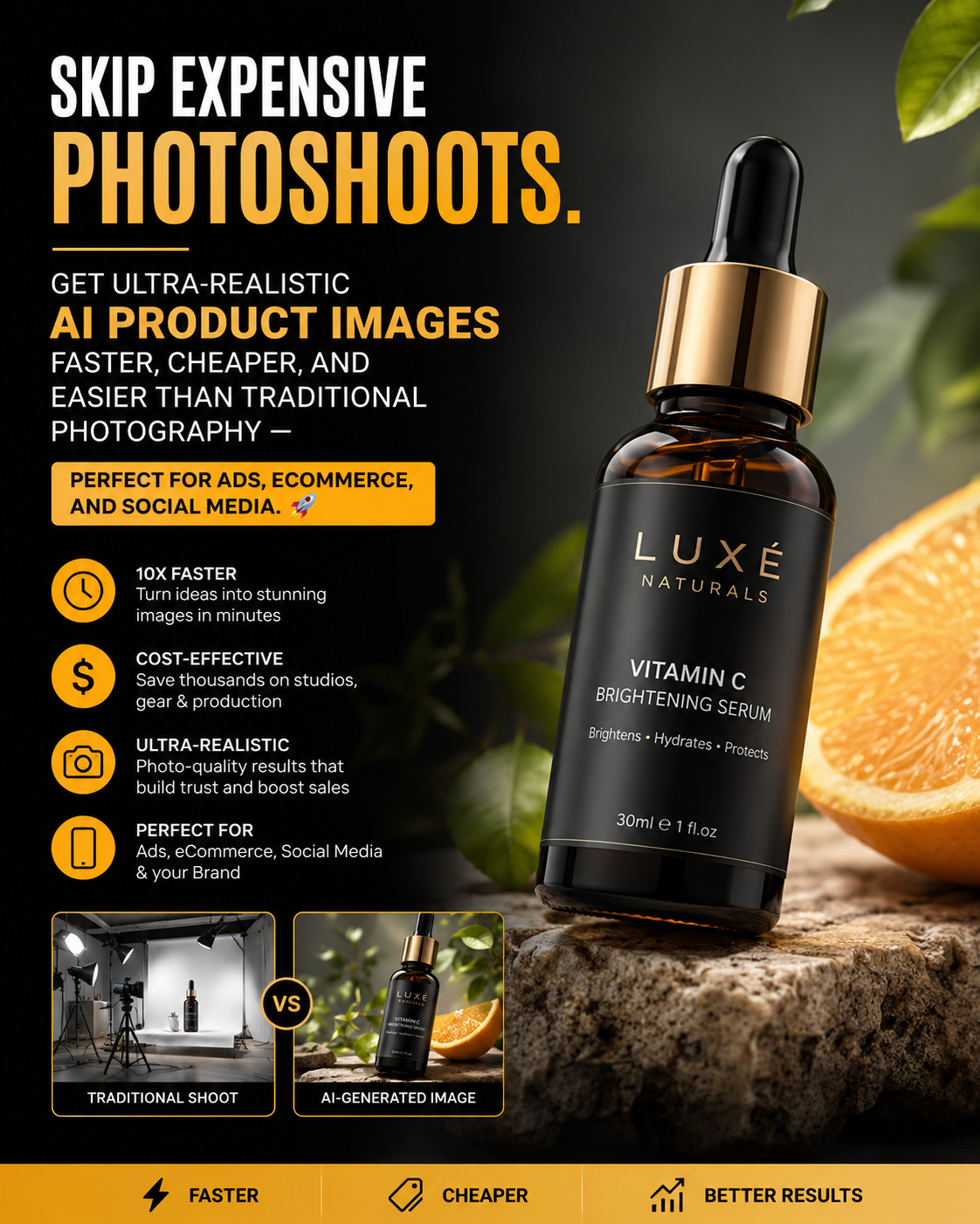 Promo4Aall Facebook ad: Iamabhi420: I will create ai generated product photography…