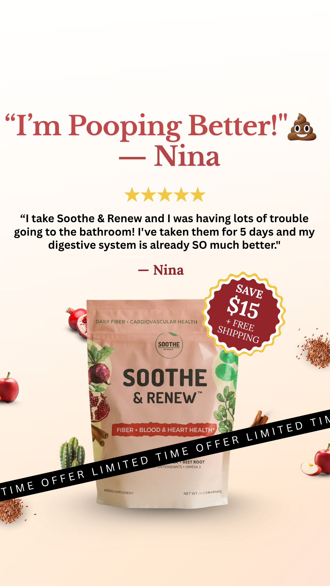 Soothe Naturals Facebook ad