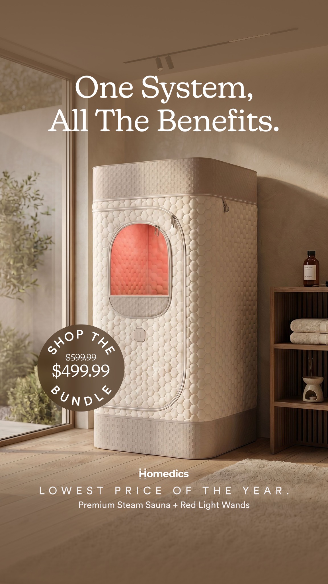 Homedics Facebook ad