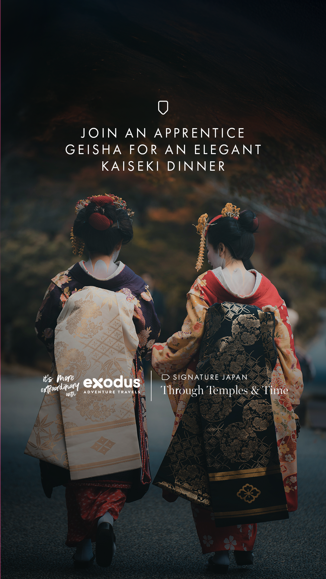 Exodus Adventure Travels Facebook ad from May 8, 2026