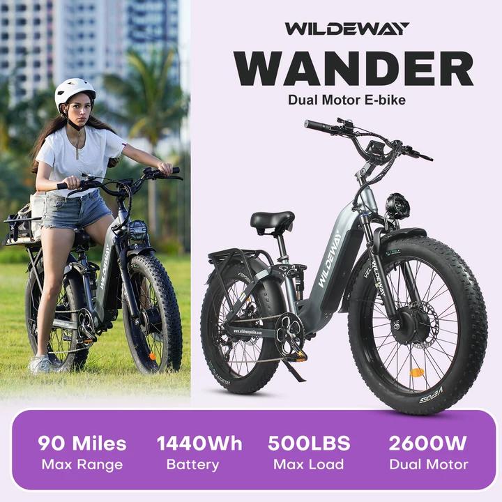 Wildeway E-bike Facebook ad from Oct 29, 2025