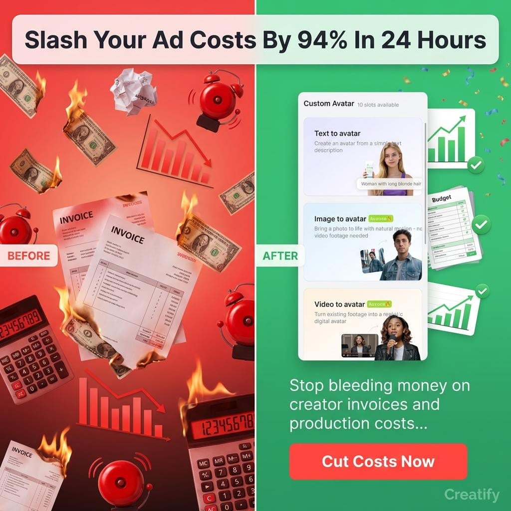 Creatify AI Facebook ad