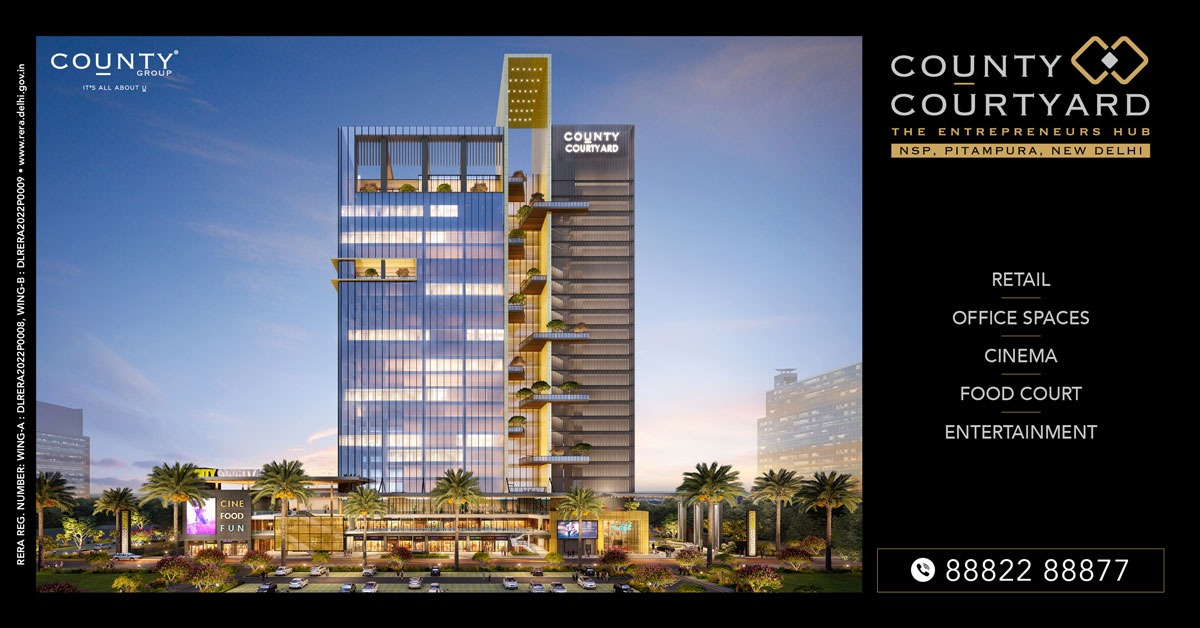 County Courtyard Facebook ad: The Entrepreneur’s Hub