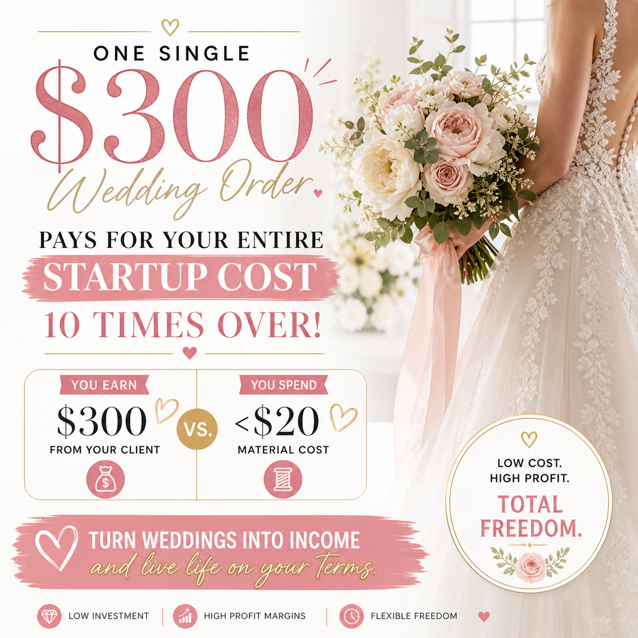 Lina Anderson Facebook ad: Wedding Business Kit