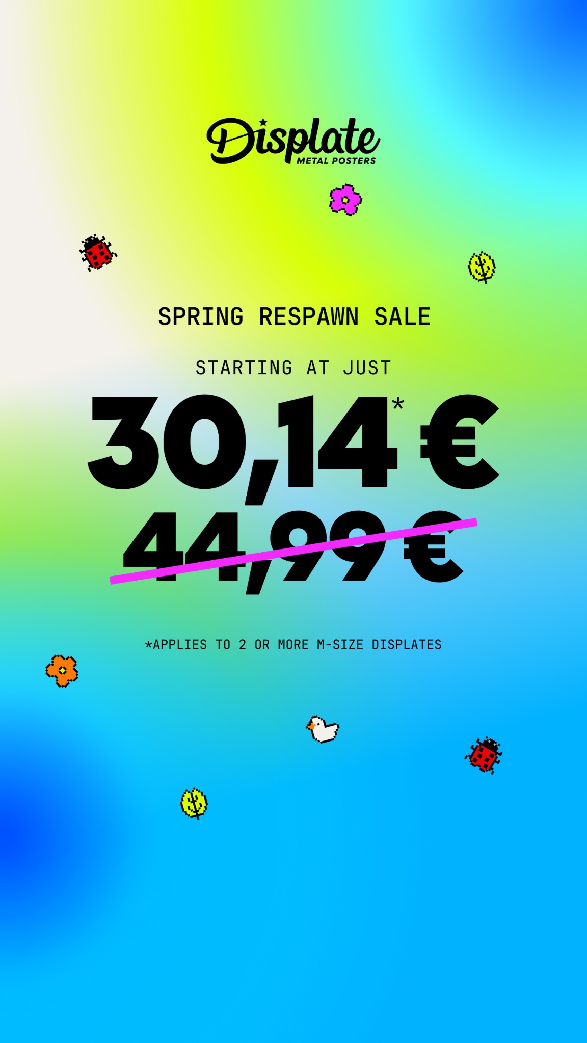 Displate Facebook ad