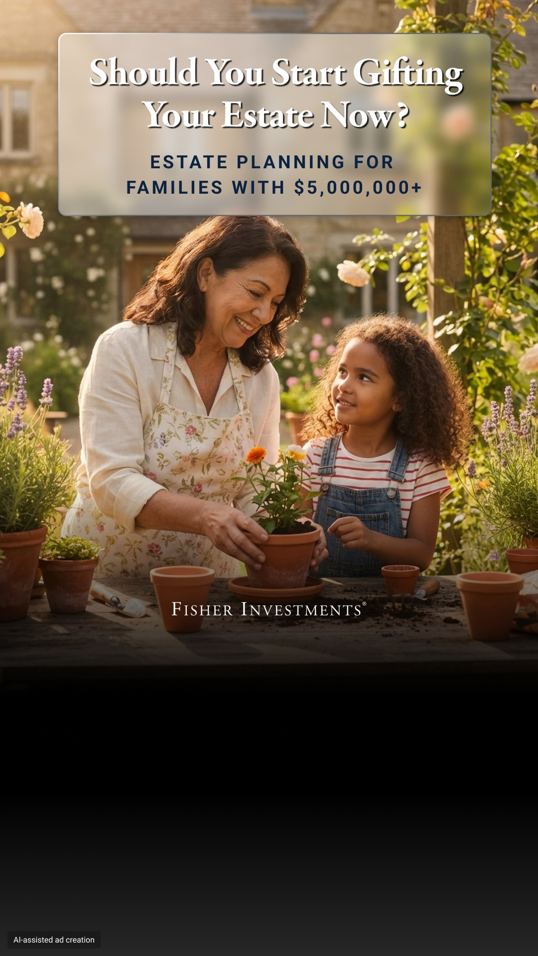 Fisher Investments Facebook ad