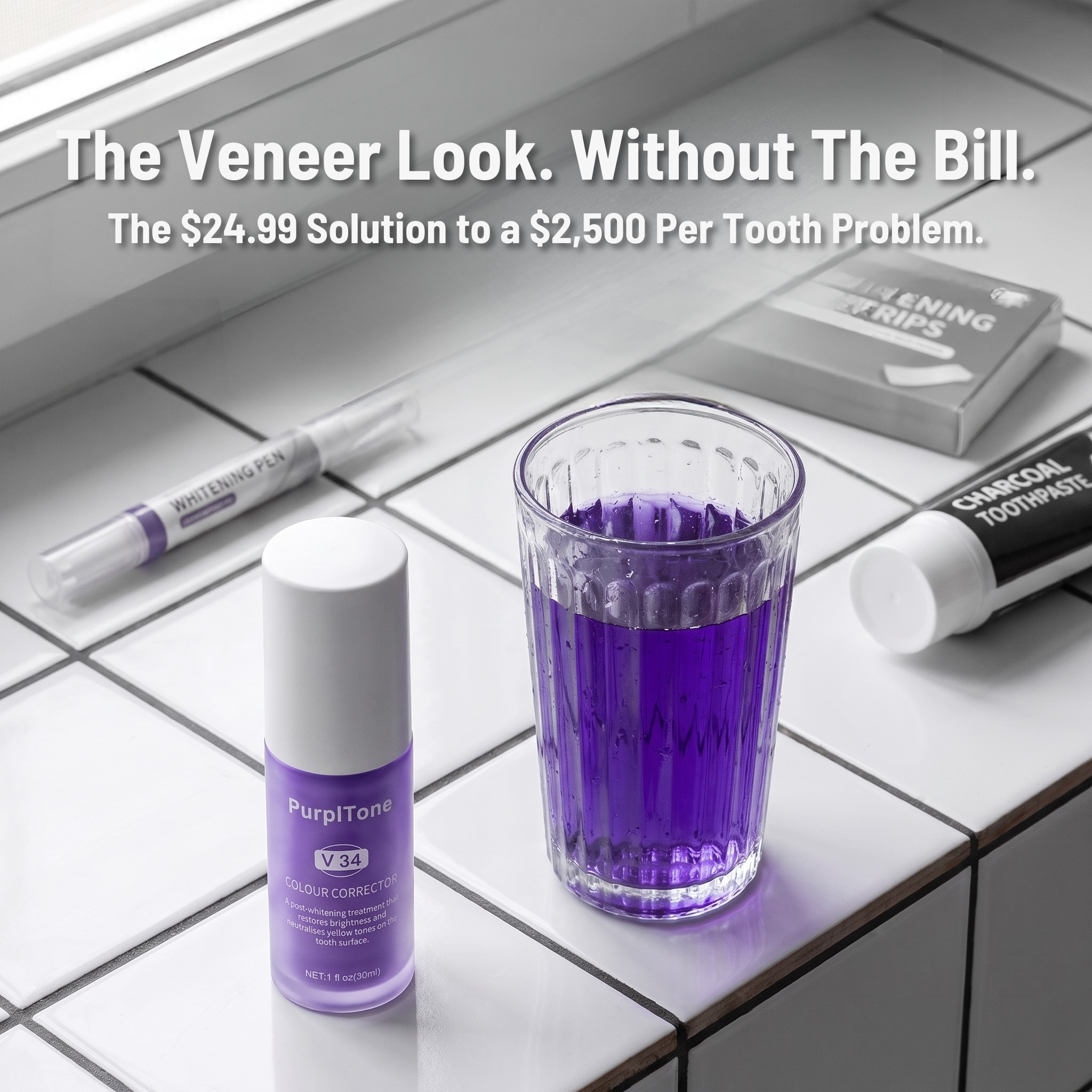 PurplTone Facebook ad: 12,000 Women Canceled Their Veneer Consultations. Here's…