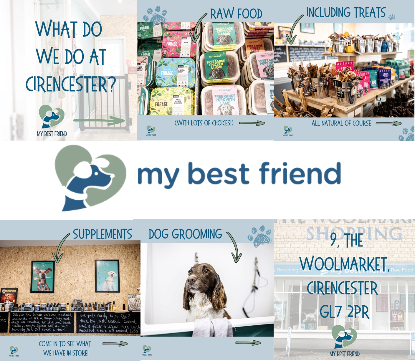 My Best Friend Cirencester Facebook ad: One Stop Doggy Shop in the Heart of…