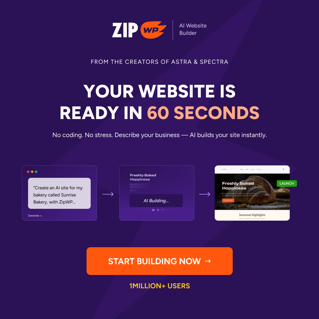 Zip WP Facebook ad