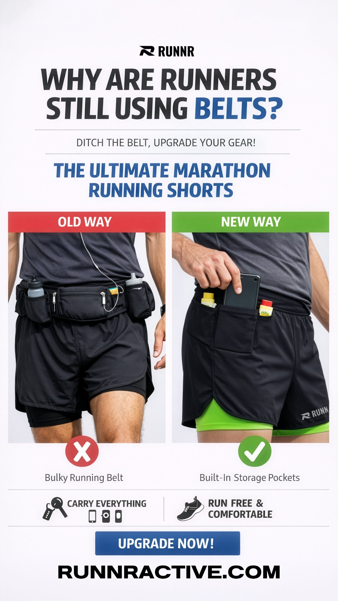RUNNR Activewear Facebook ad