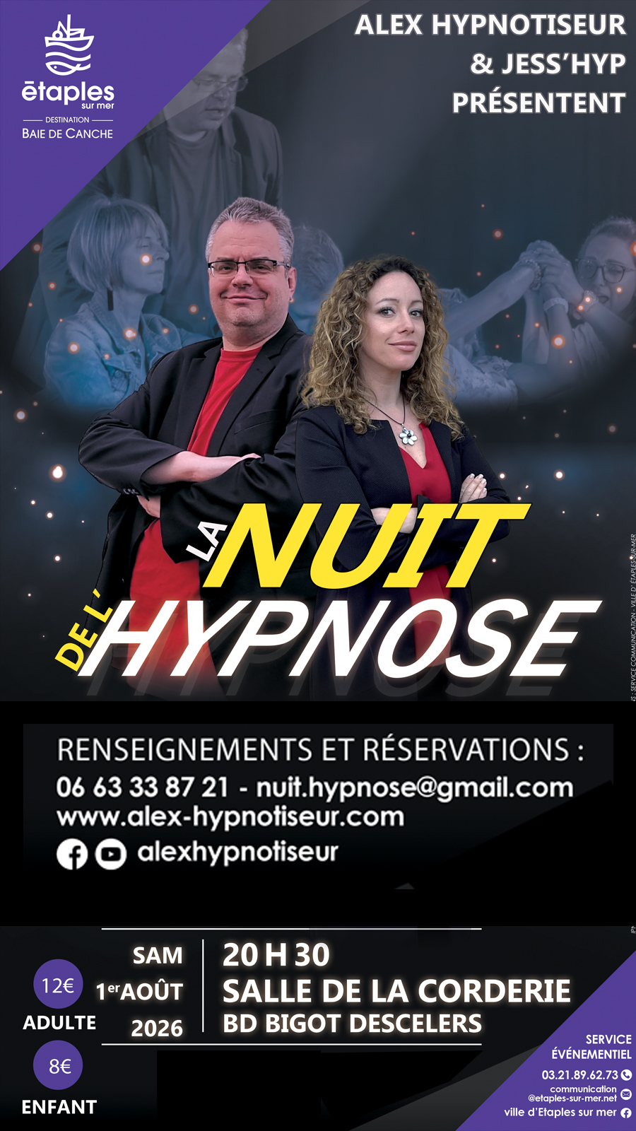 Alex Hypnotiseur de spectacle - Spectacle d'hypnose Facebook ad