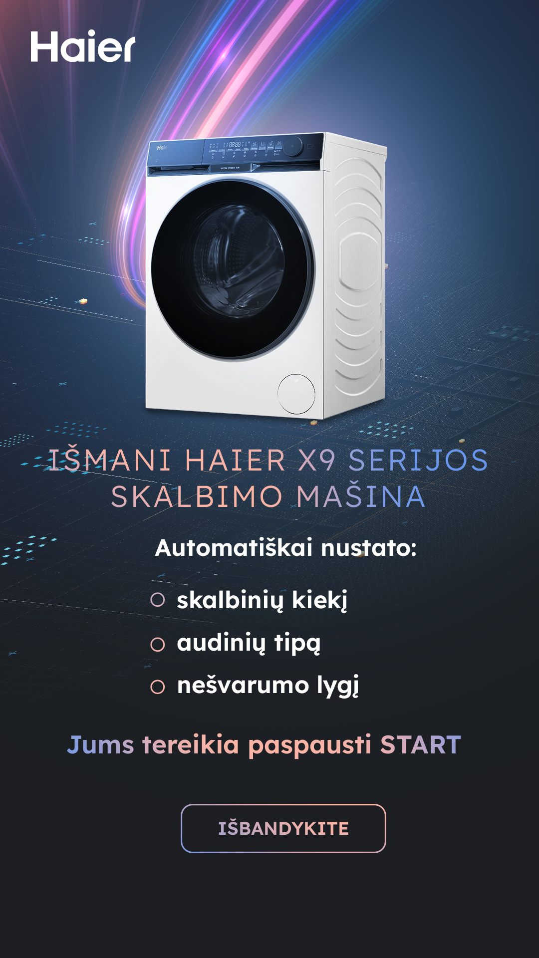 Haier Facebook ad
