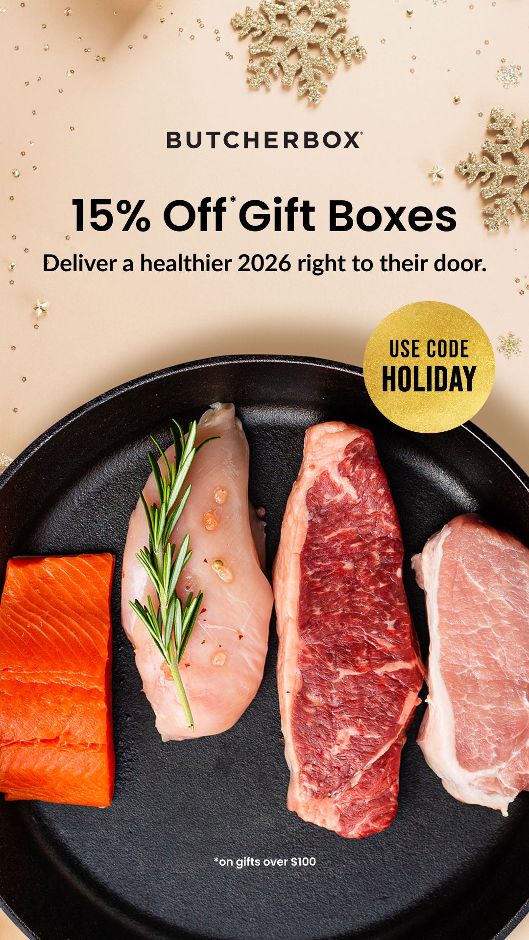 ButcherBox Facebook ad