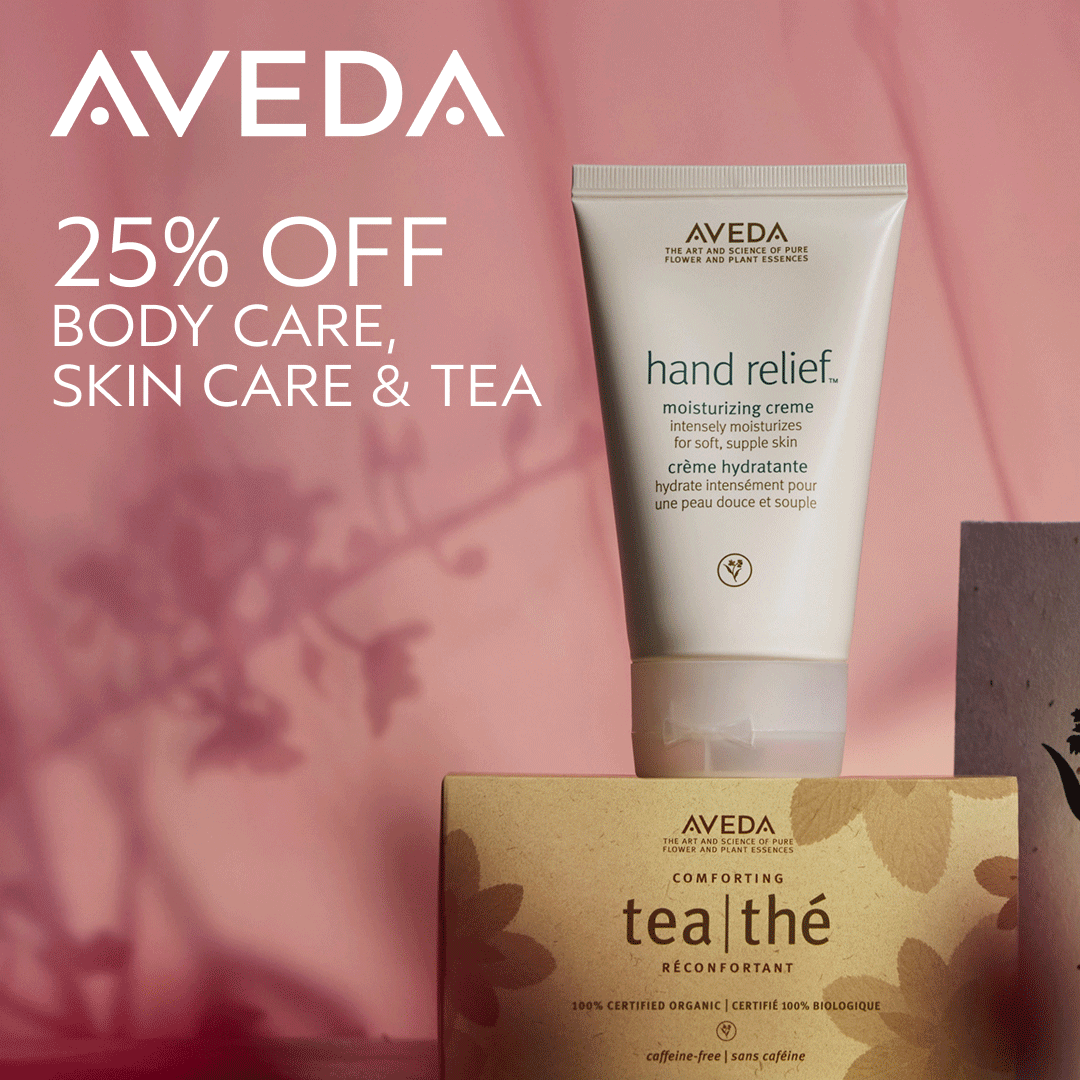 Aveda Facebook ad from May 6, 2026