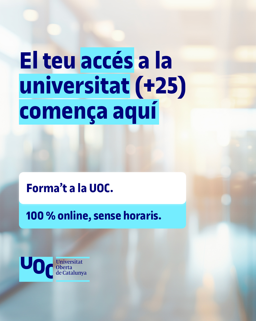 Universitat Oberta de Catalunya (UOC) Facebook ad