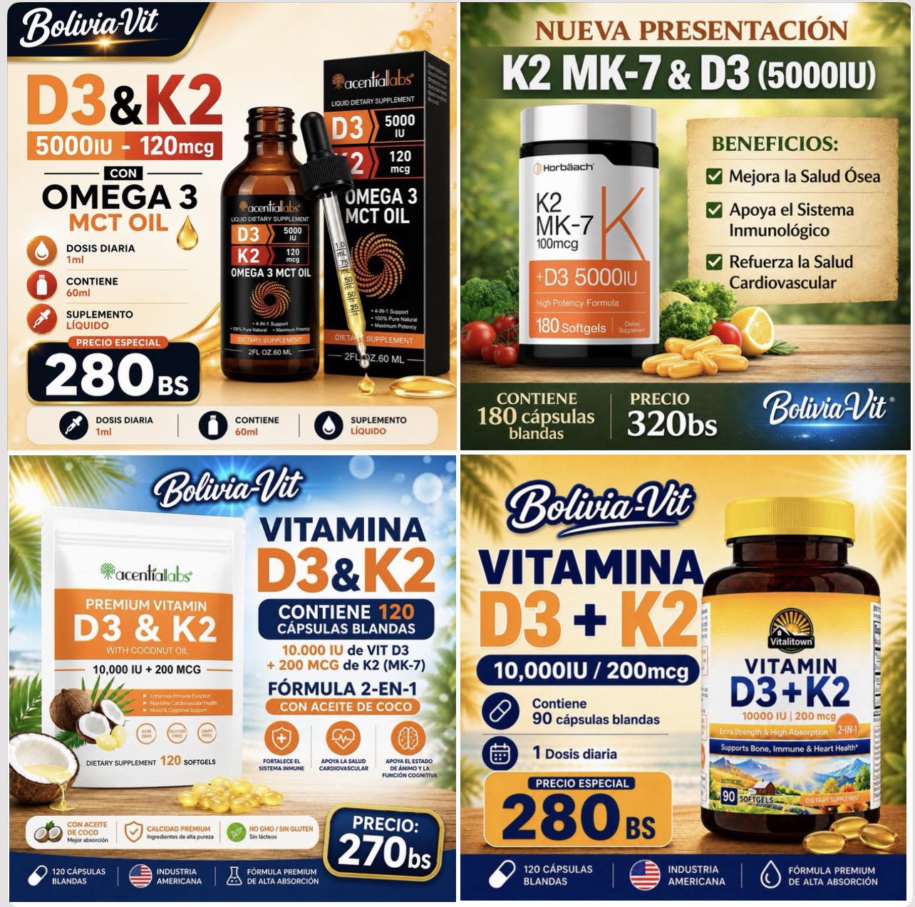 Bolivia-Vit Facebook ad: NUEVO STOCK