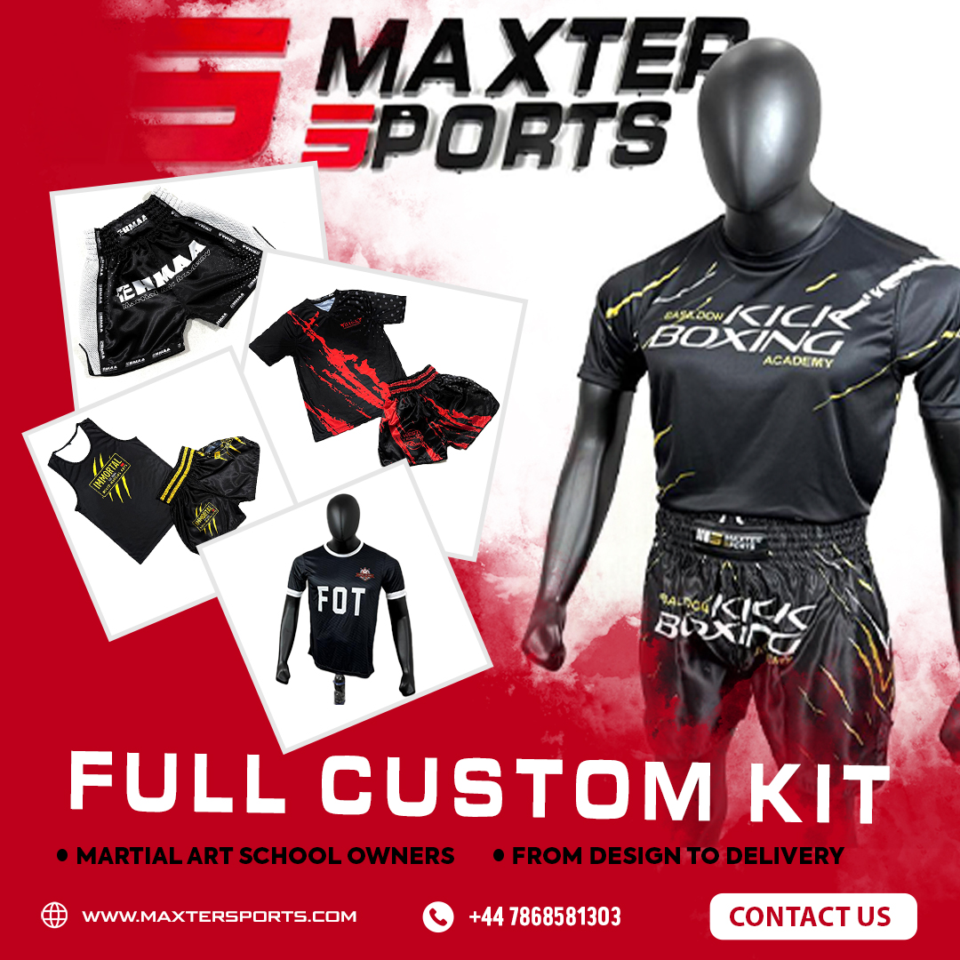 Maxter Sports Facebook ad: Premium Quality Low MOQs Fast Turnaround Doorstep Delivery