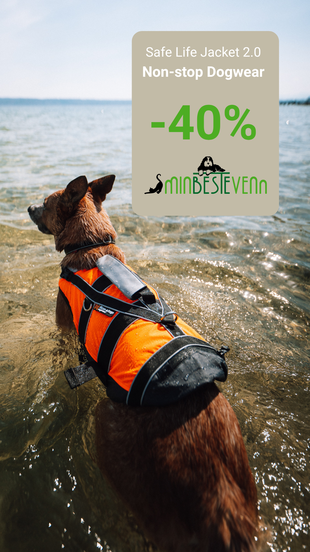 MinBesteVenn AS Facebook ad: Gjør et kupp på Safe Life Jacket 2.0…