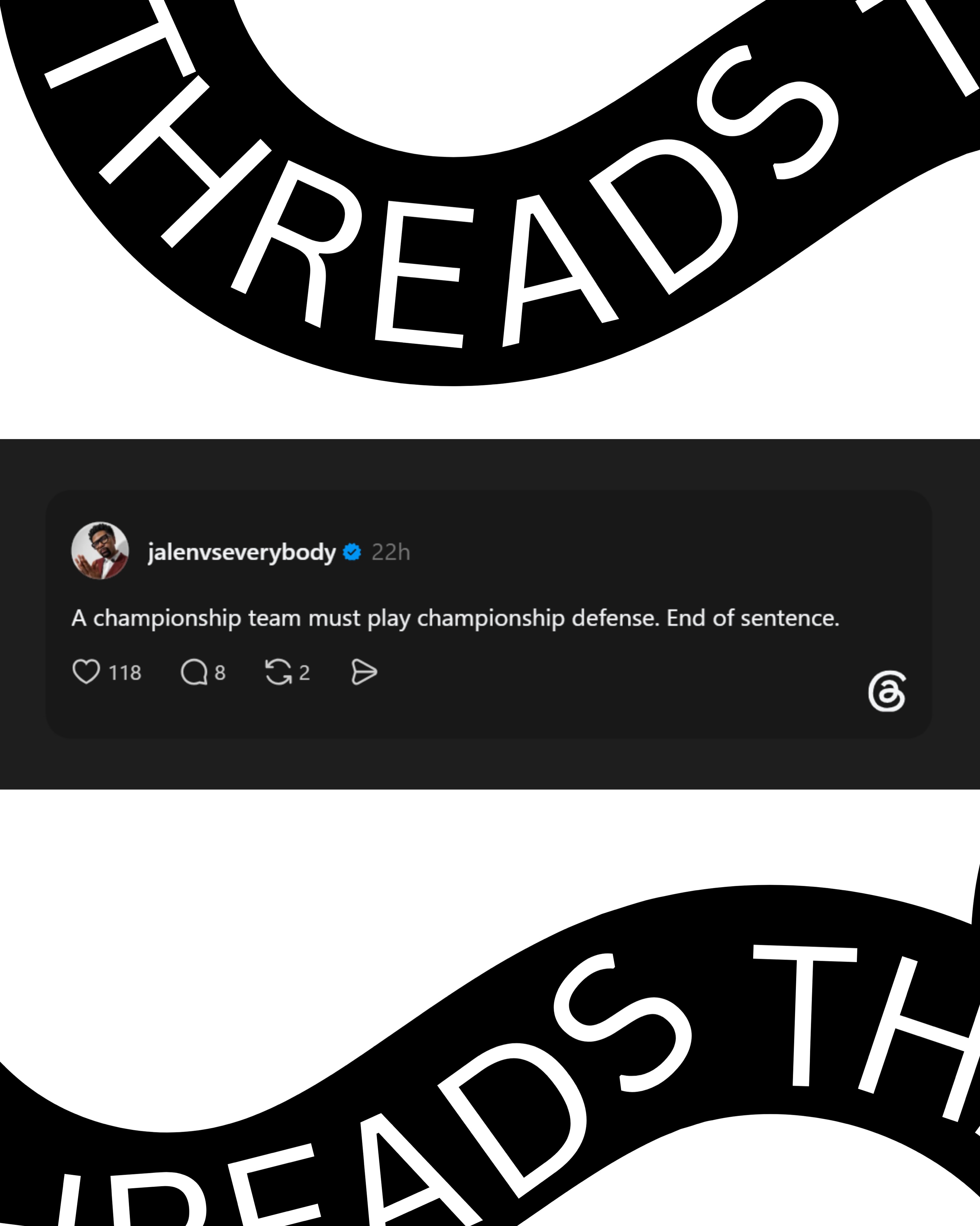 Threads, an Instagram app Facebook ad: I’ve been talking Basketball on Threads and y’all…