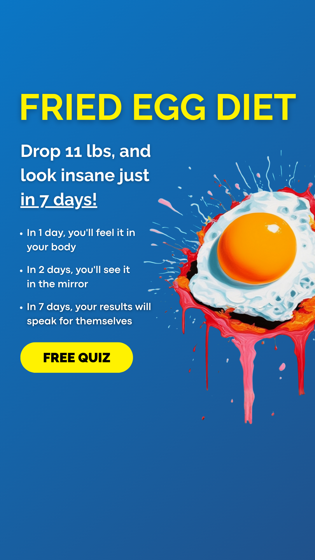 Keto 10-day Challenge Facebook ad: Start Burning Fat Today