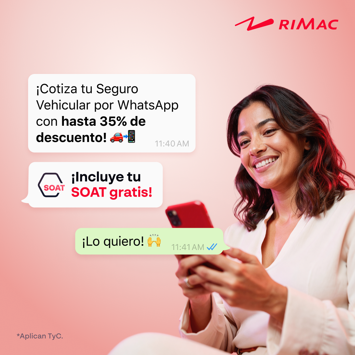 Rimac Seguros Facebook ad