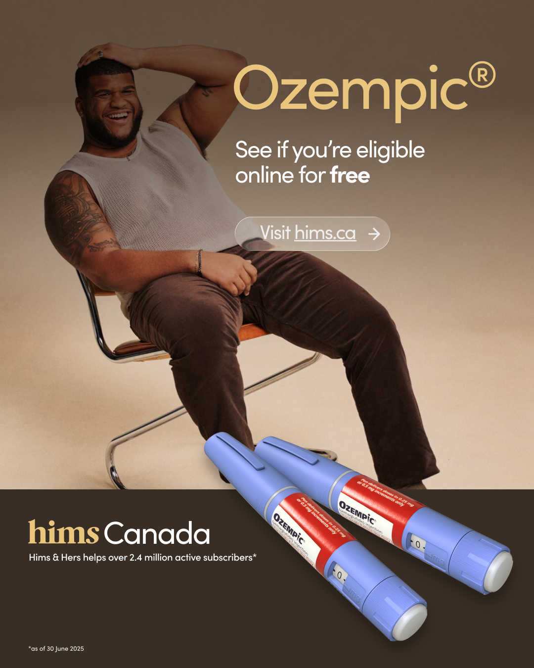 hims Facebook ad