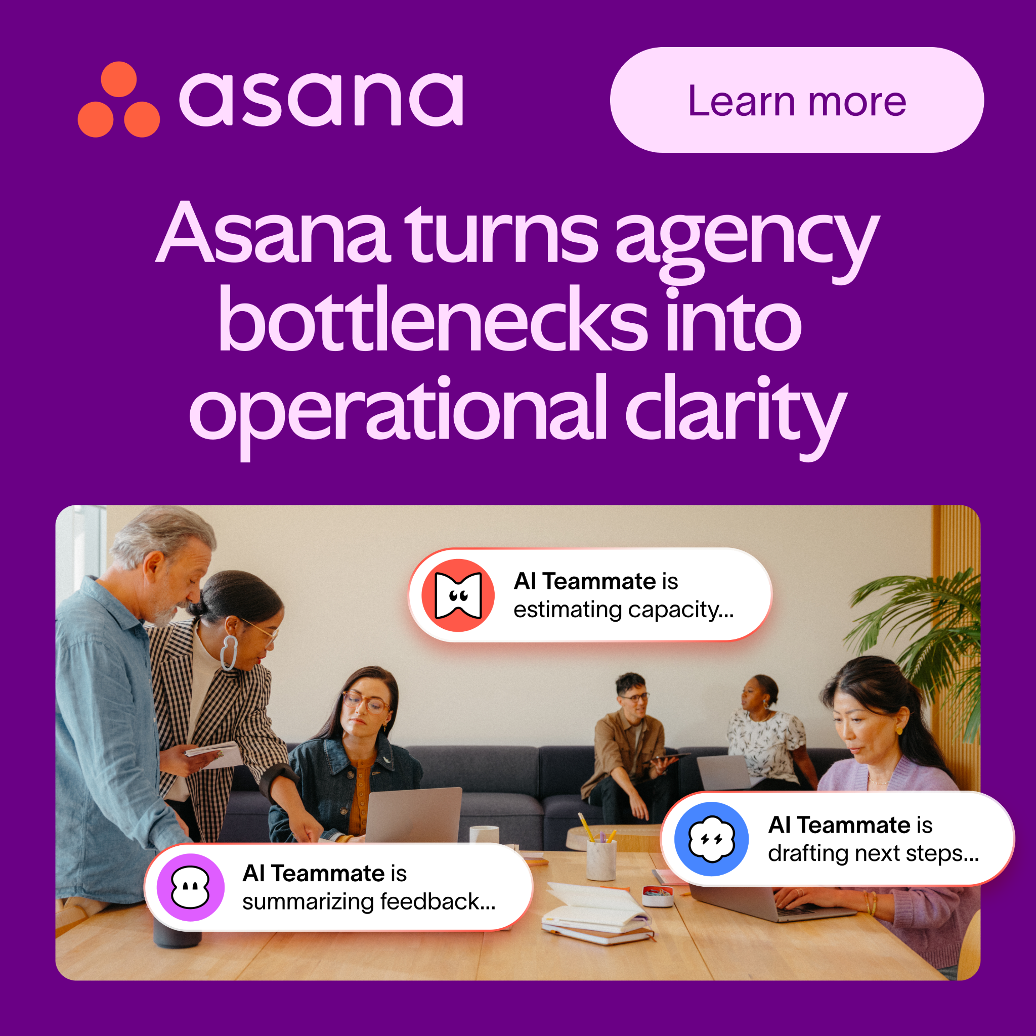 Asana Facebook ad