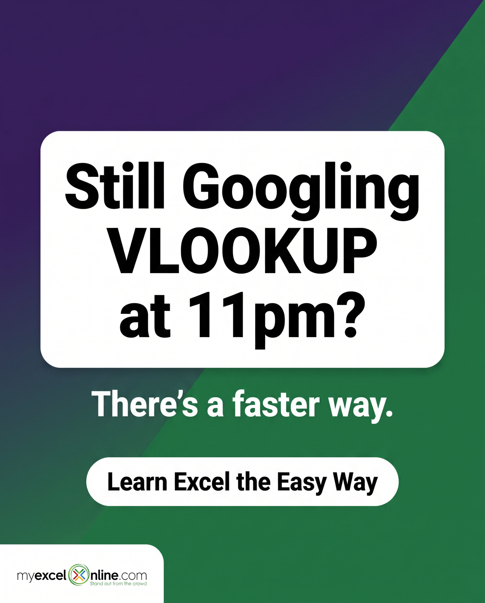 myexcelonline.com Facebook ad