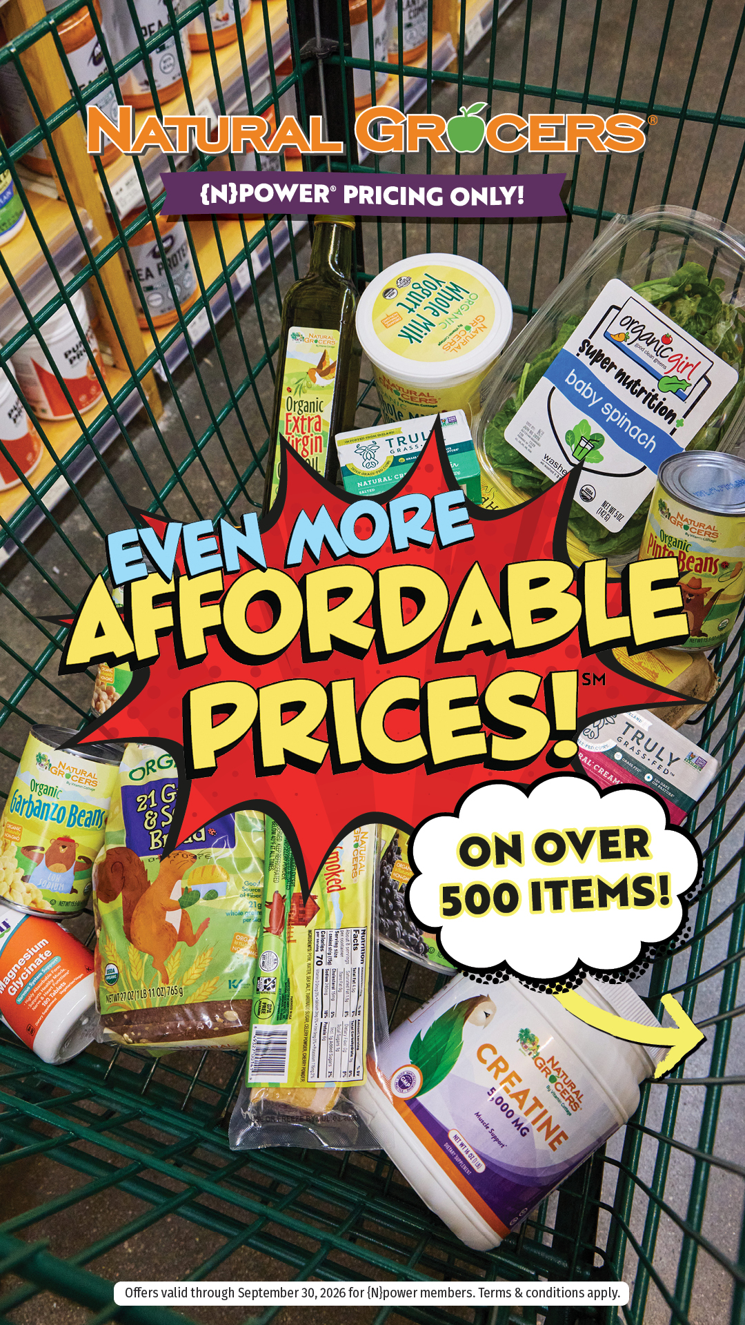 Natural Grocers Facebook ad