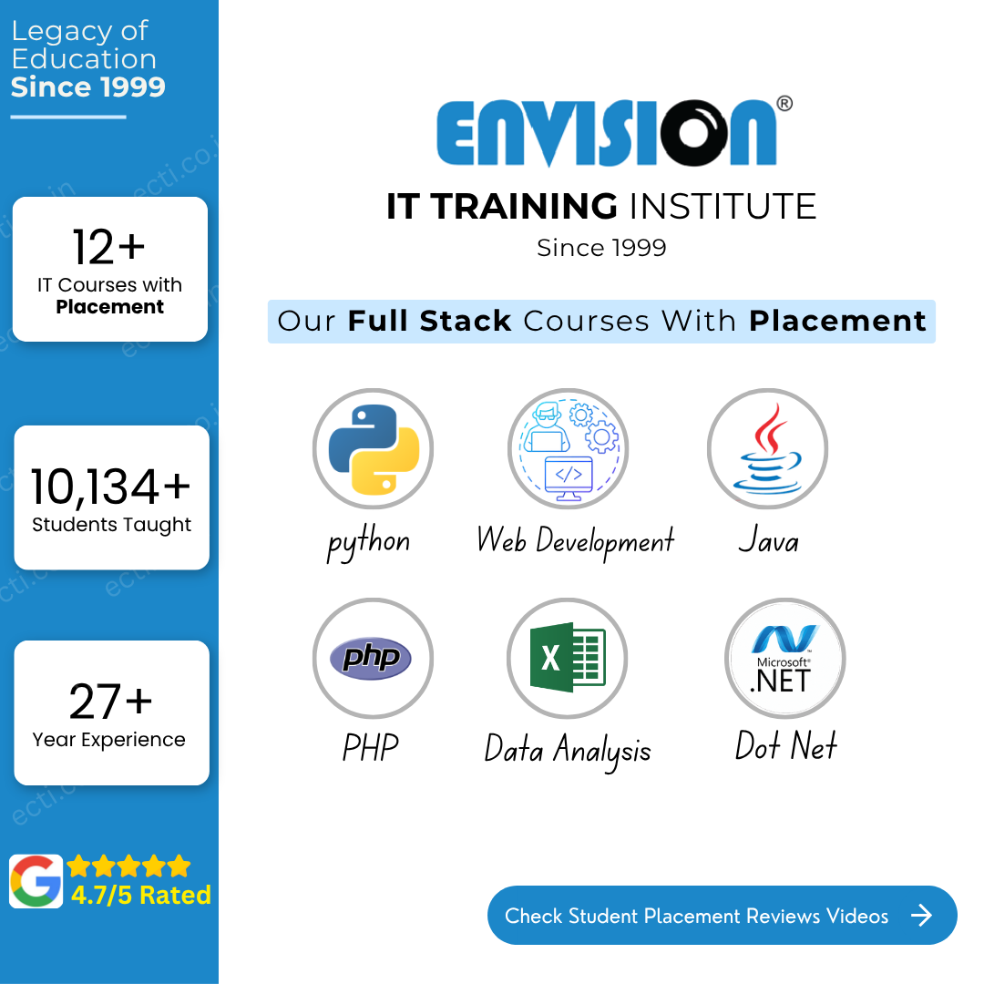 Envision Computer Training Institute Private Limited Pune Facebook ad: At Envision, we've help students start IT careers…