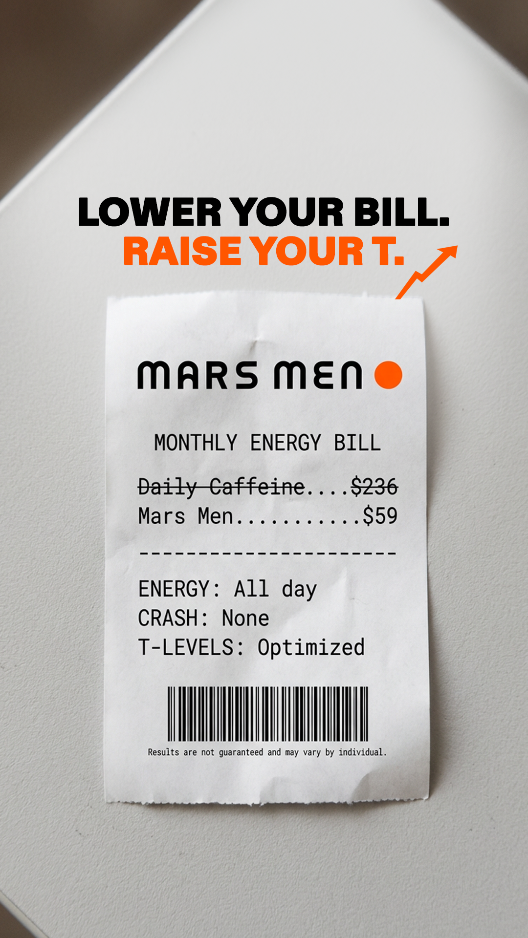 Mars Men Facebook ad