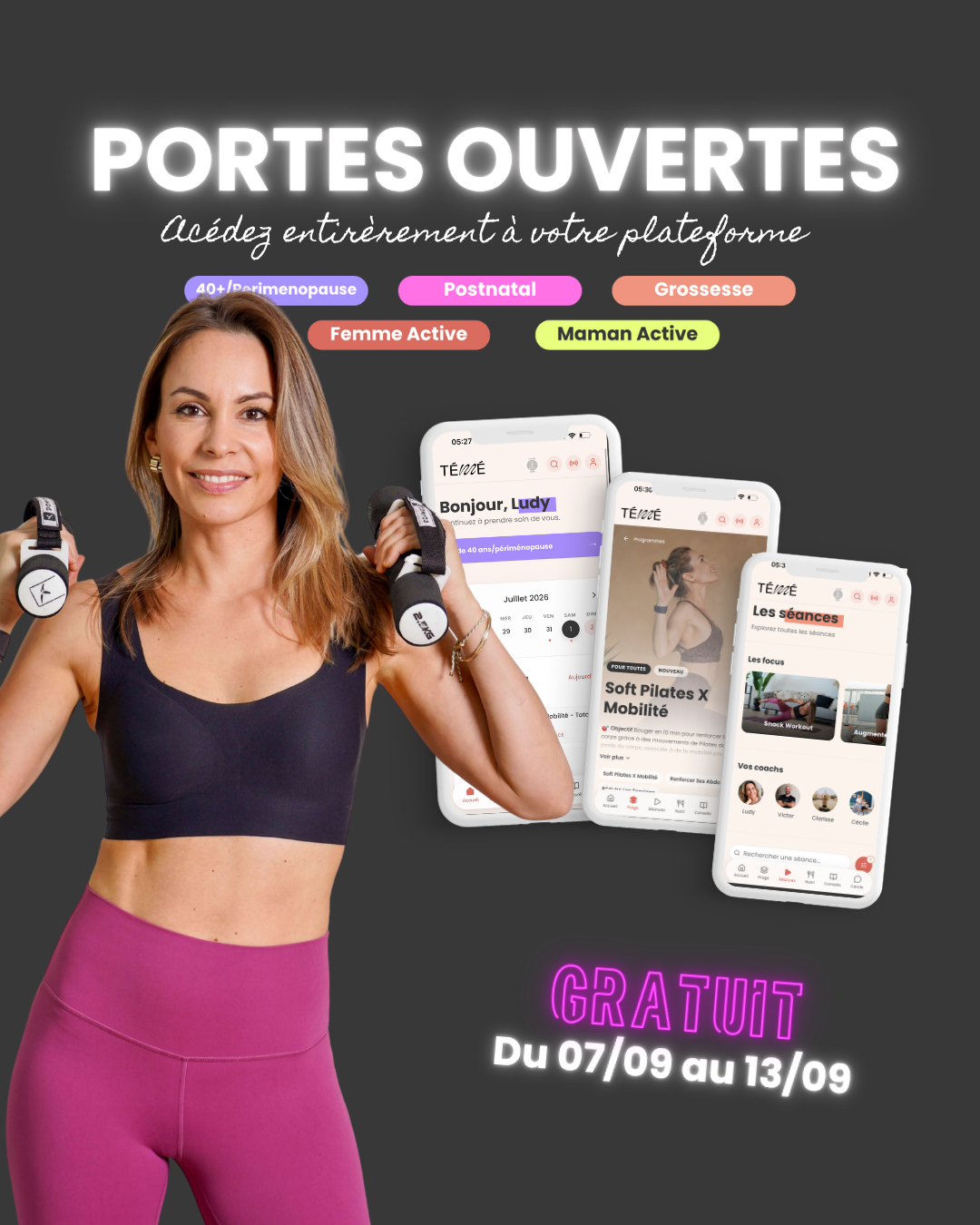 Studio Témé Facebook ad: Portes Ouvertes Studio Témé: 100 % Gratuit!