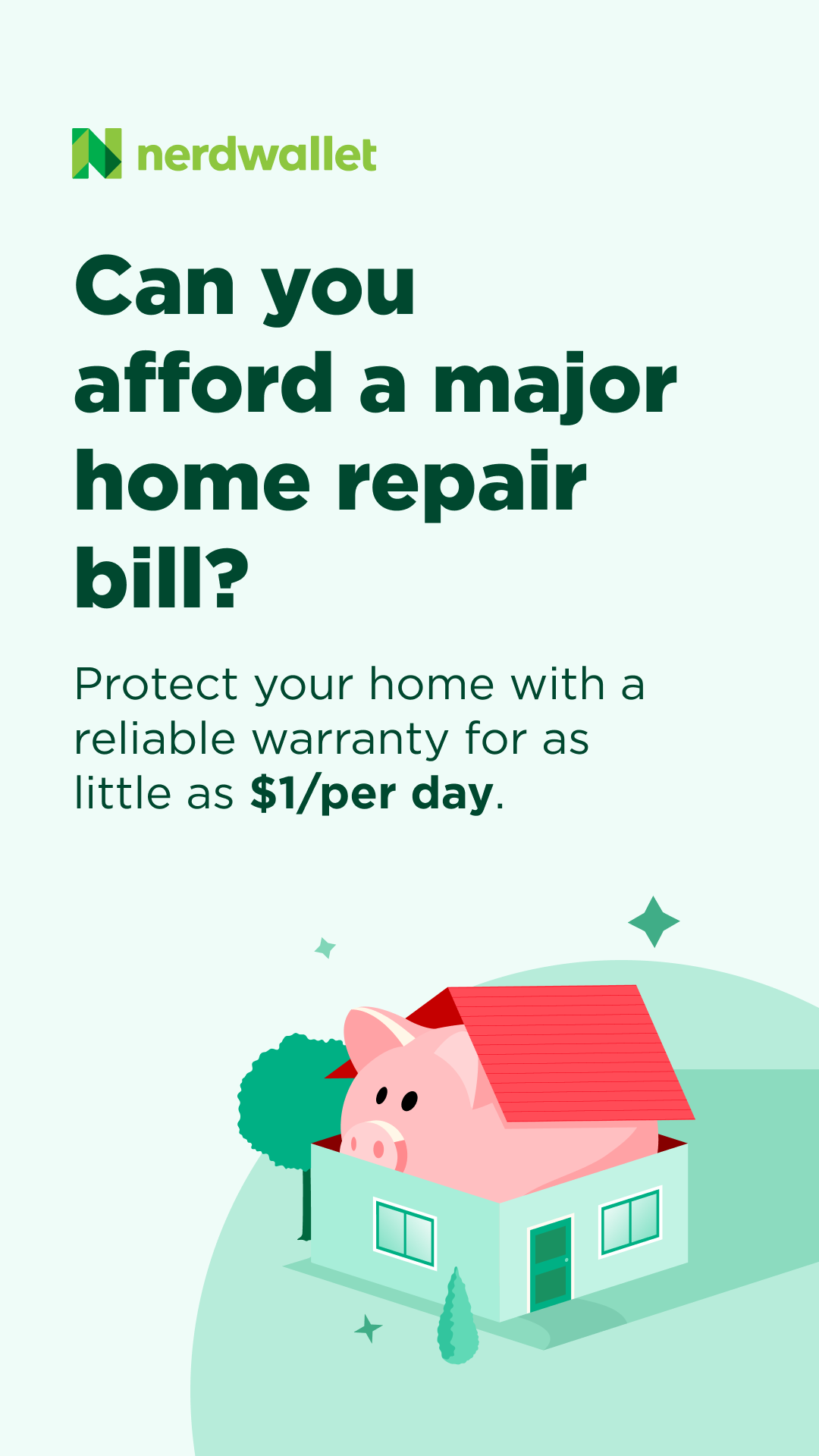 NerdWallet Facebook ad