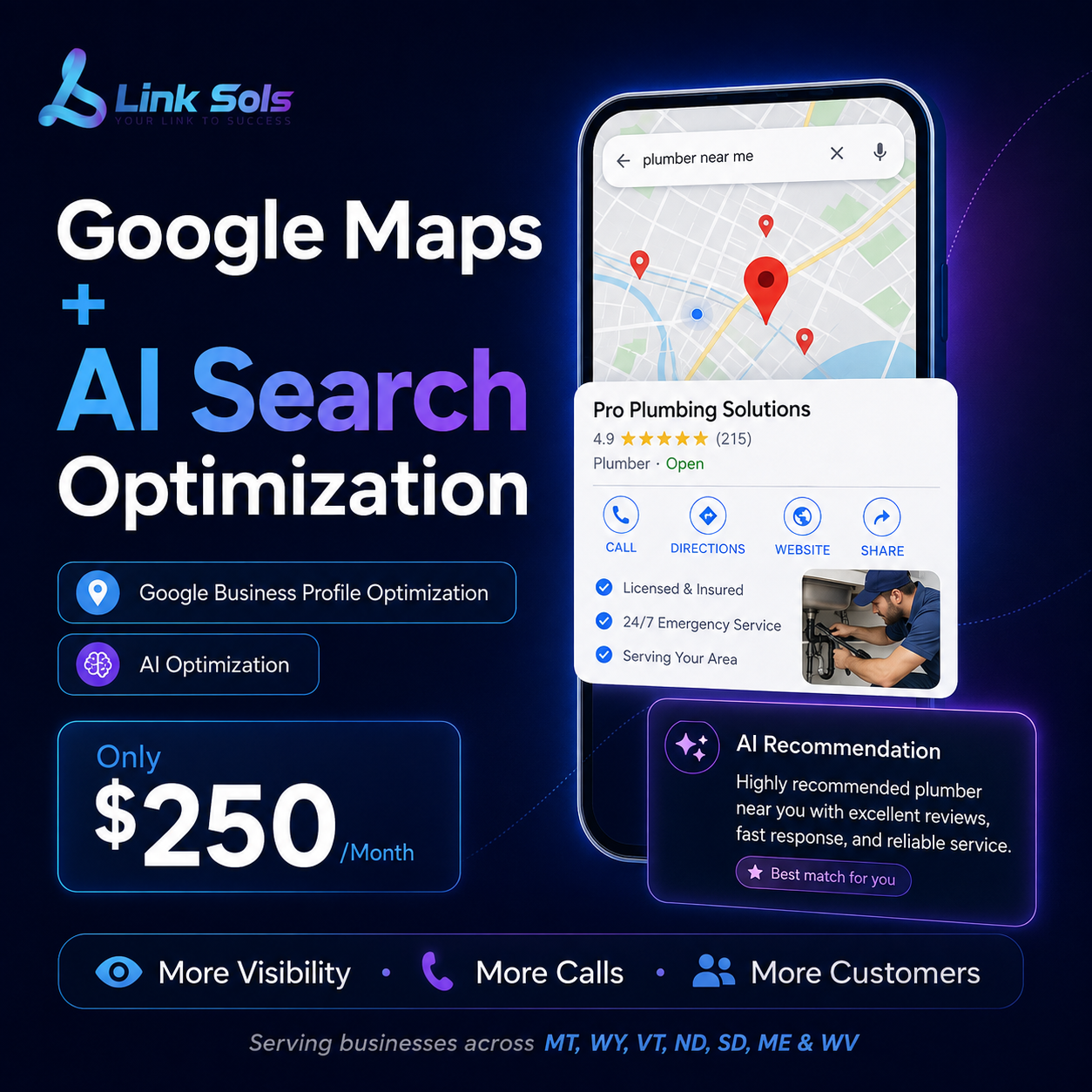 Link Sols Facebook ad