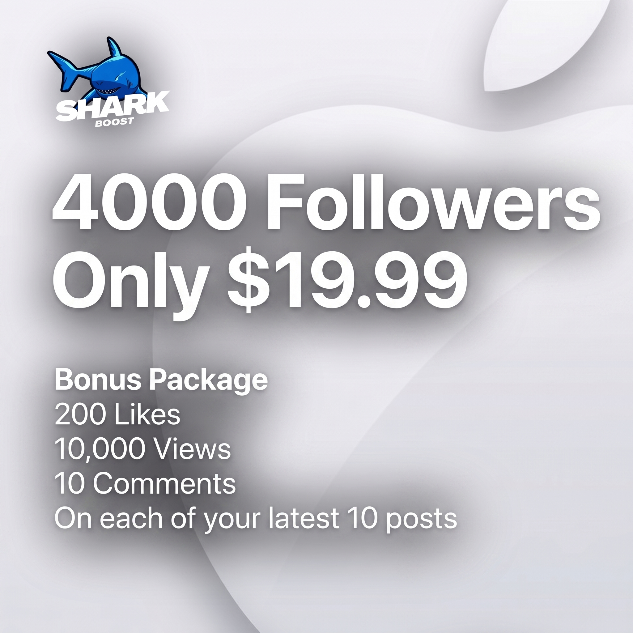 Sharkboost Facebook ad: SharkBoost - Boost Your Social Media Presence