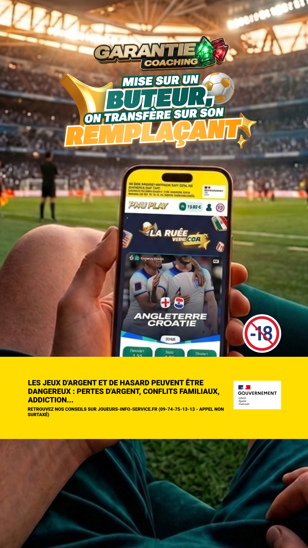PMU Play Facebook ad: PMU PLAY - Paris Sportifs, Hippique & Poker