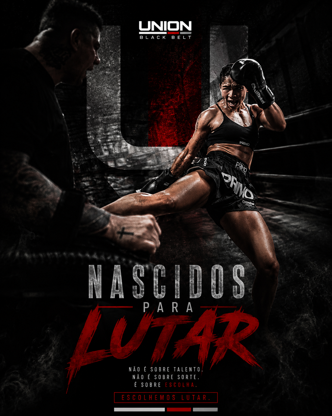 Union Black Belt Facebook ad: Nascidos para lutar!