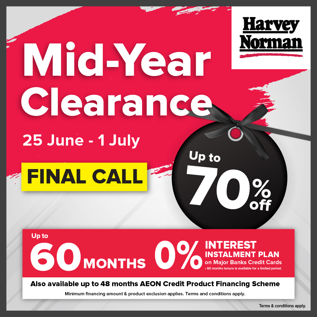 Harvey Norman Malaysia Facebook ad