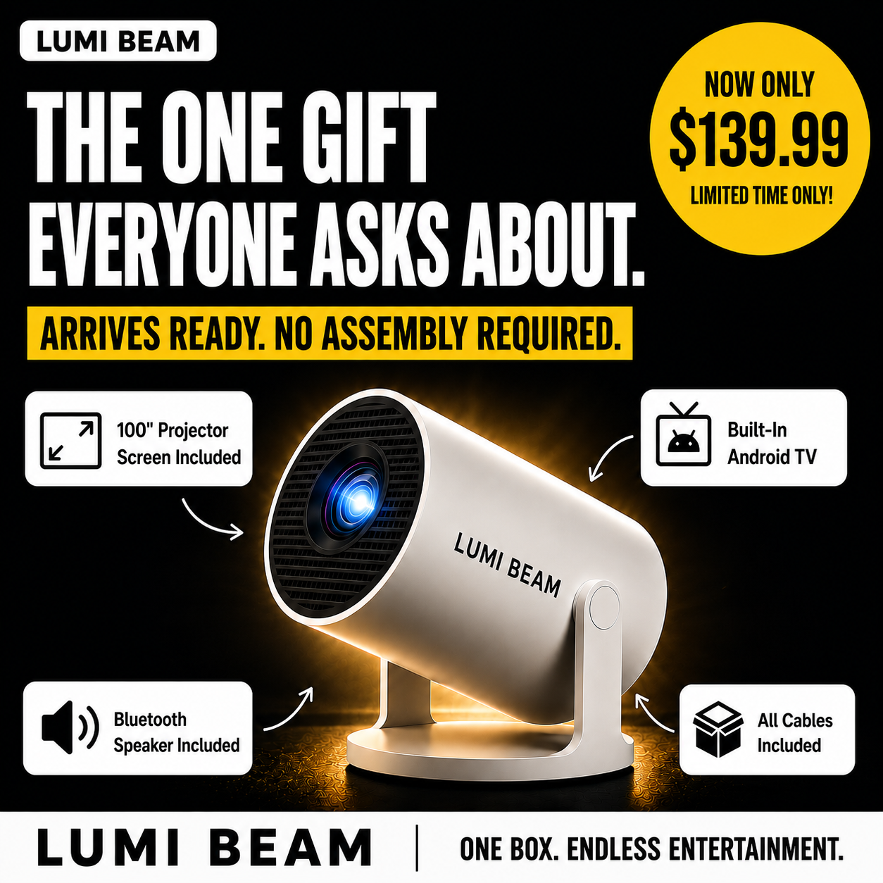 Lumi Beam Facebook ad