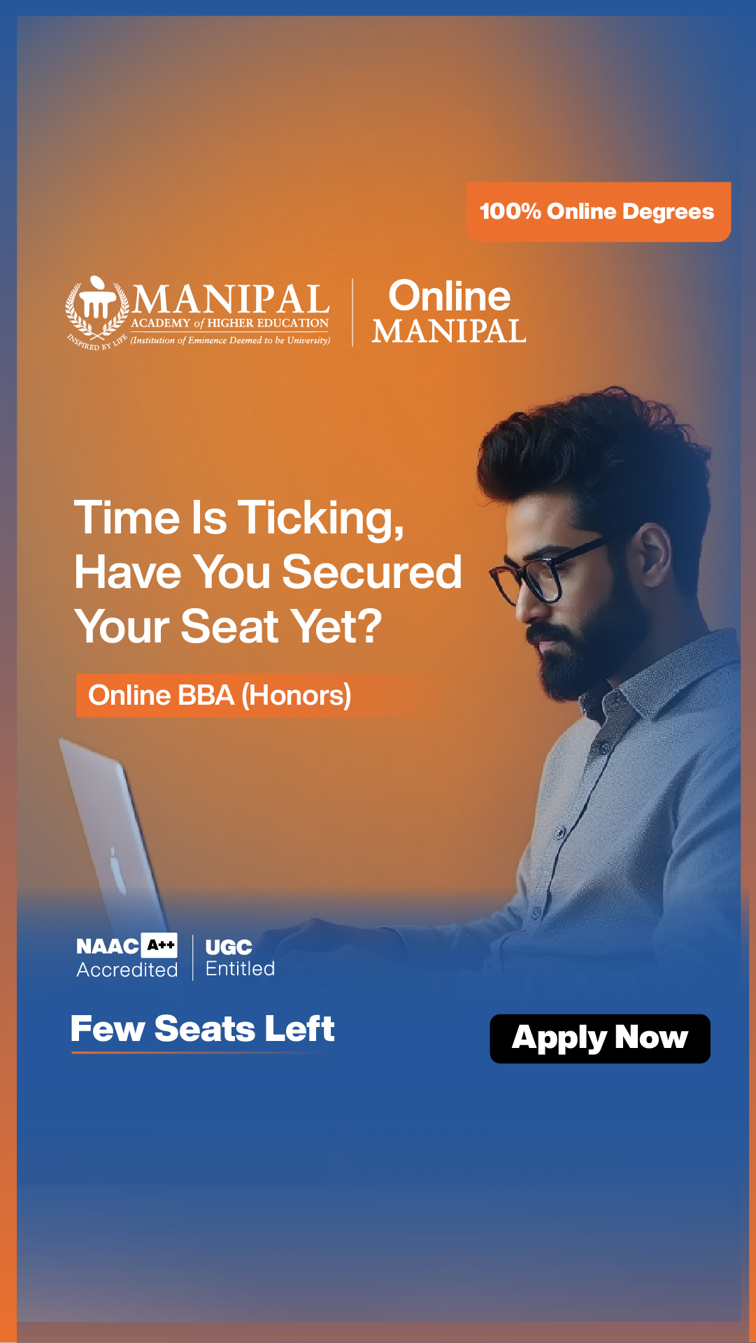 Manipal Academy of Higher Education - Online Facebook ad