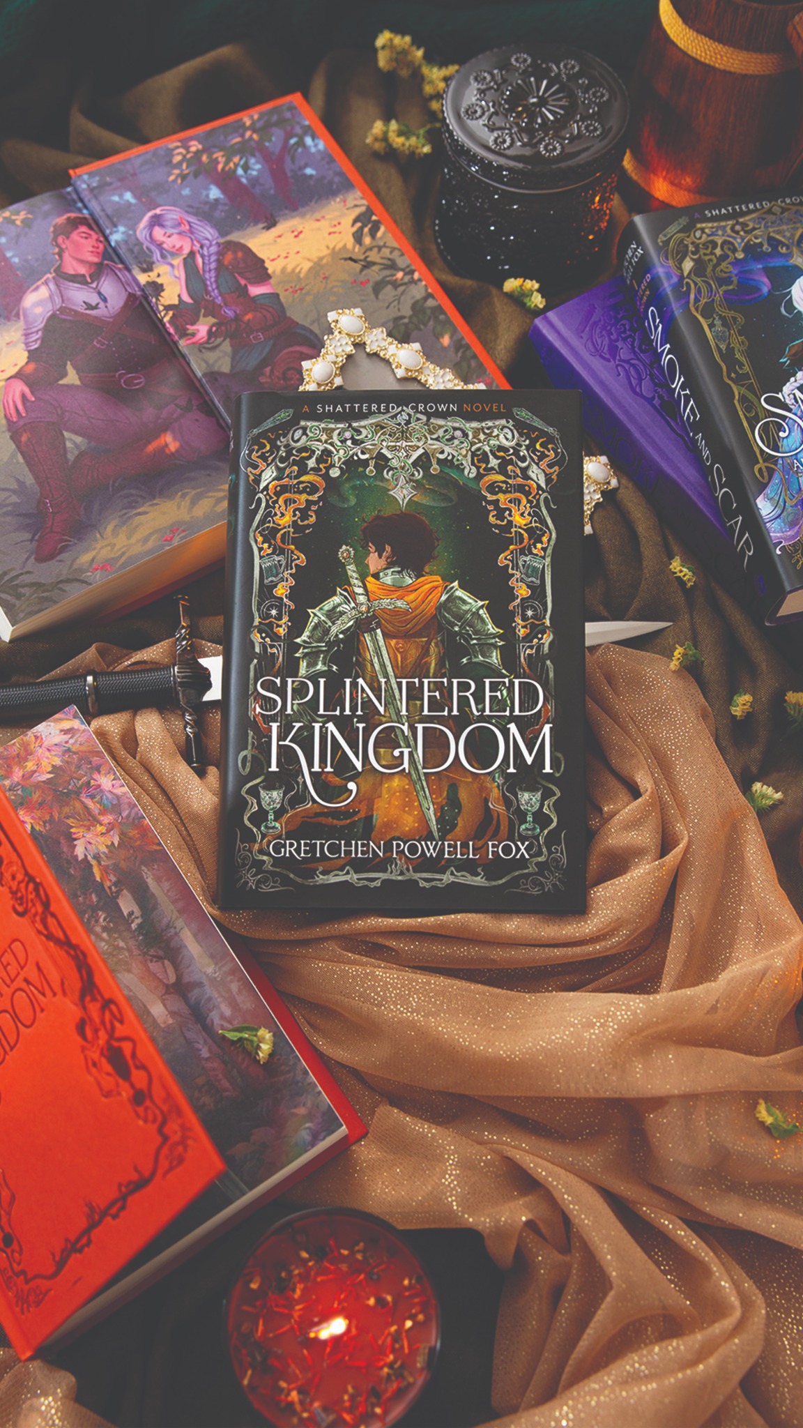 Scarlett Press Facebook ad: The Shattered Crown Trilogy