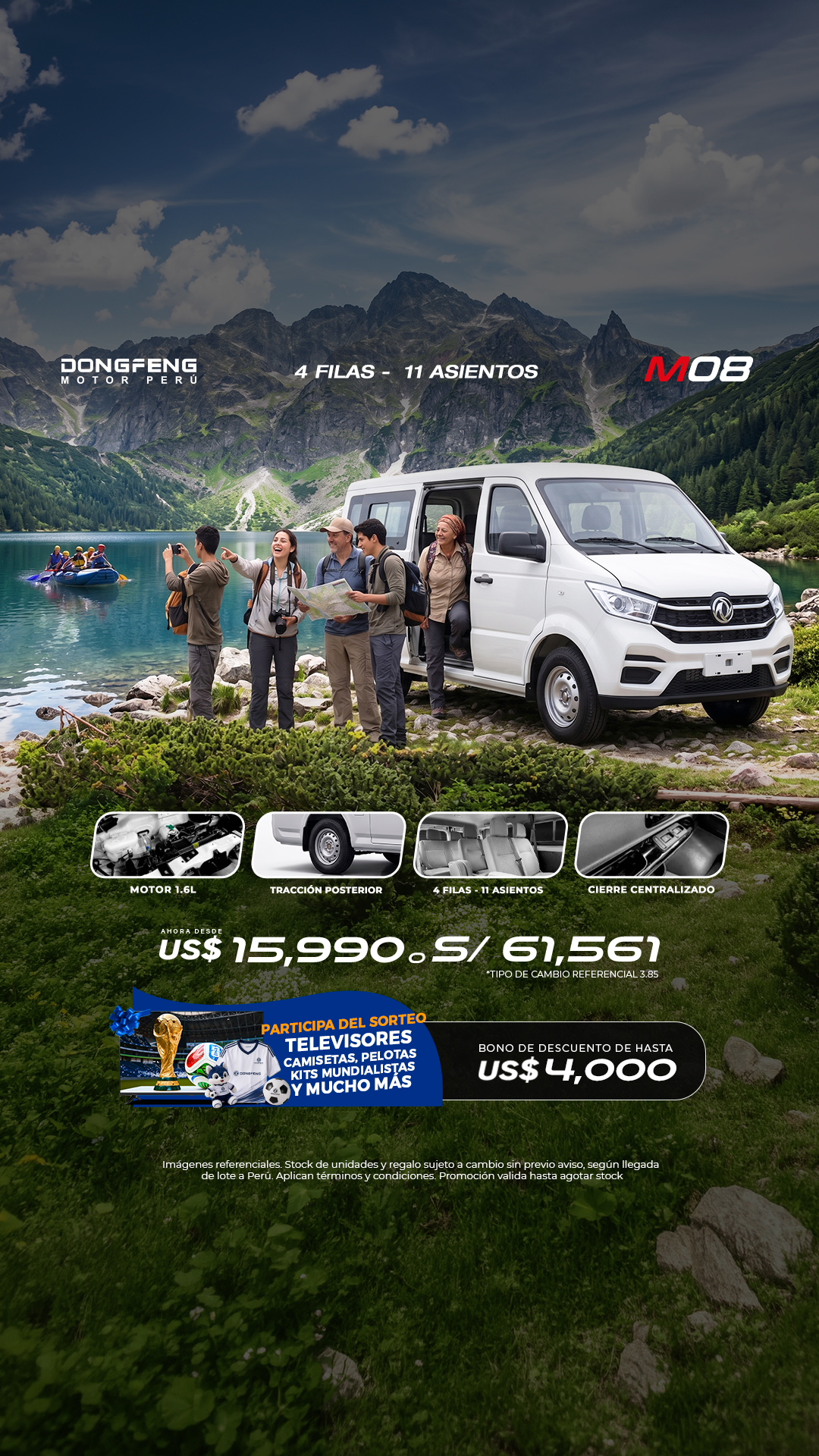 Dongfeng Perú Facebook ad: M08 - 11 Asientos