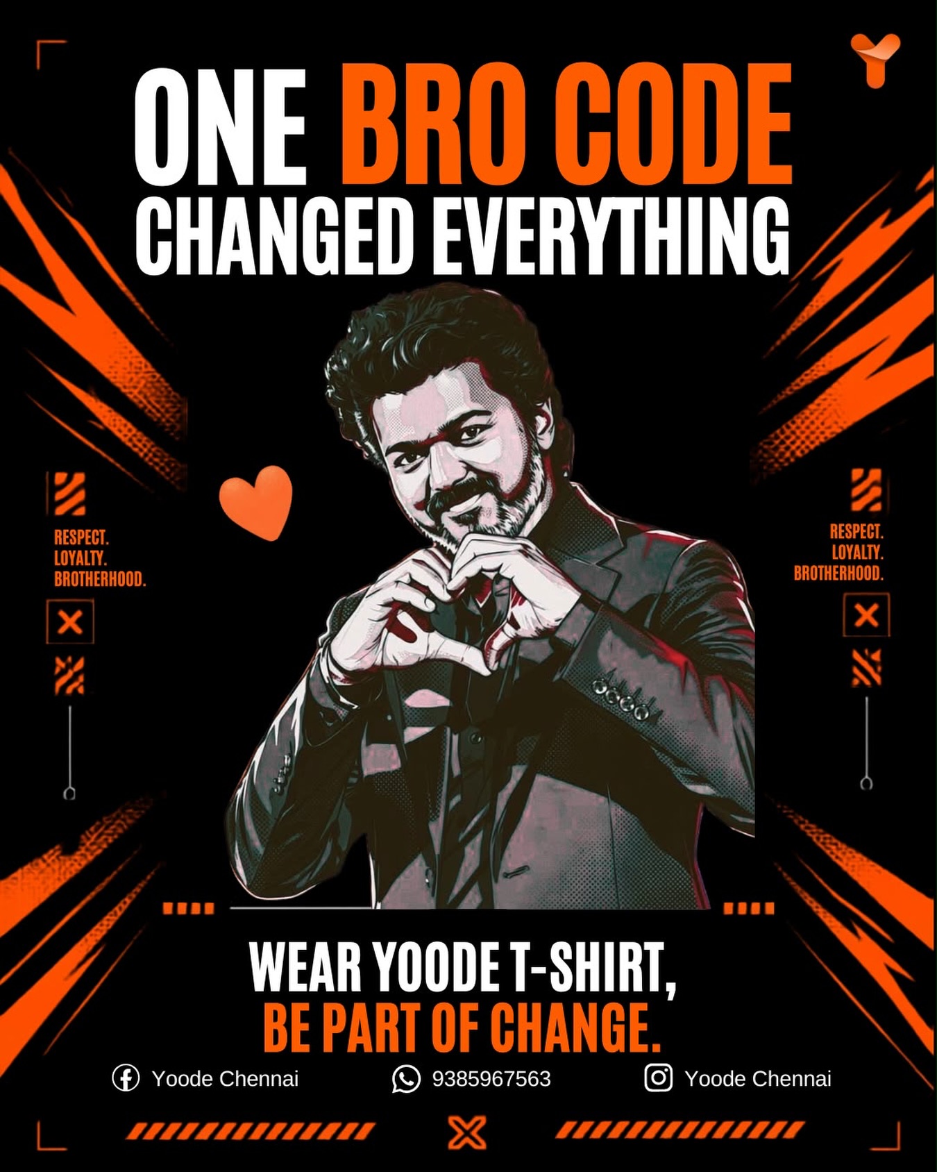 Yoode Chennai Facebook ad: One Bro Code.
