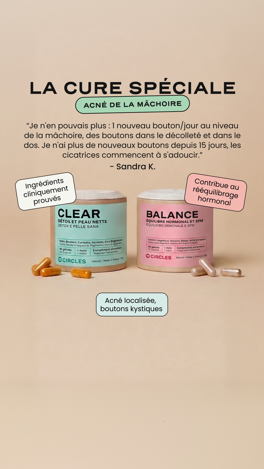 Circles Facebook ad