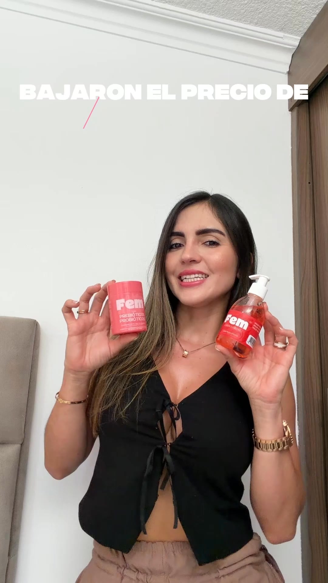 Fem Probiotics Facebook ad: CONFIANZA INTIMA