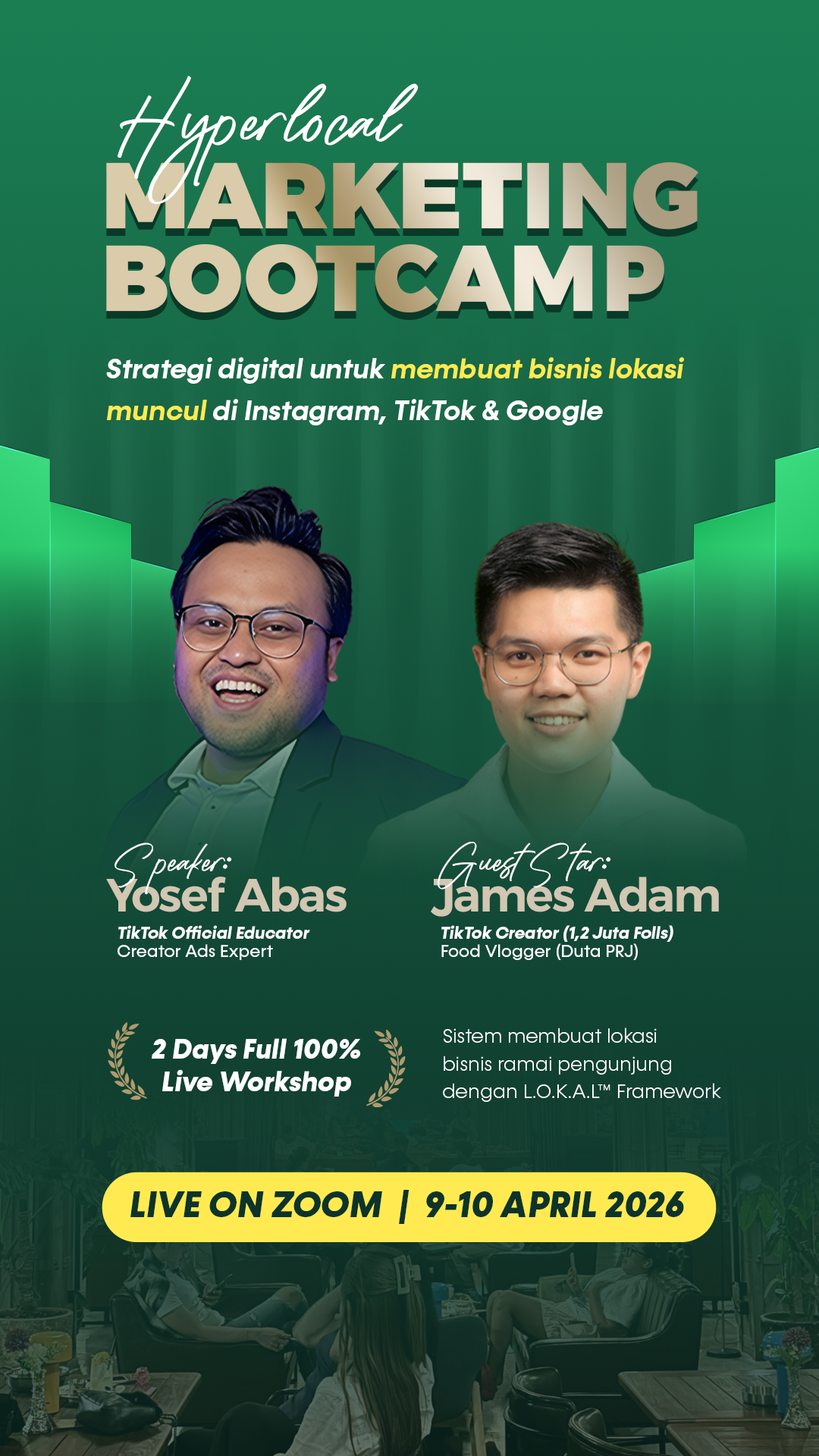 Yosef Abas Facebook ad: Kuota terbatas, Dapatkan framework L.O.K.A.L